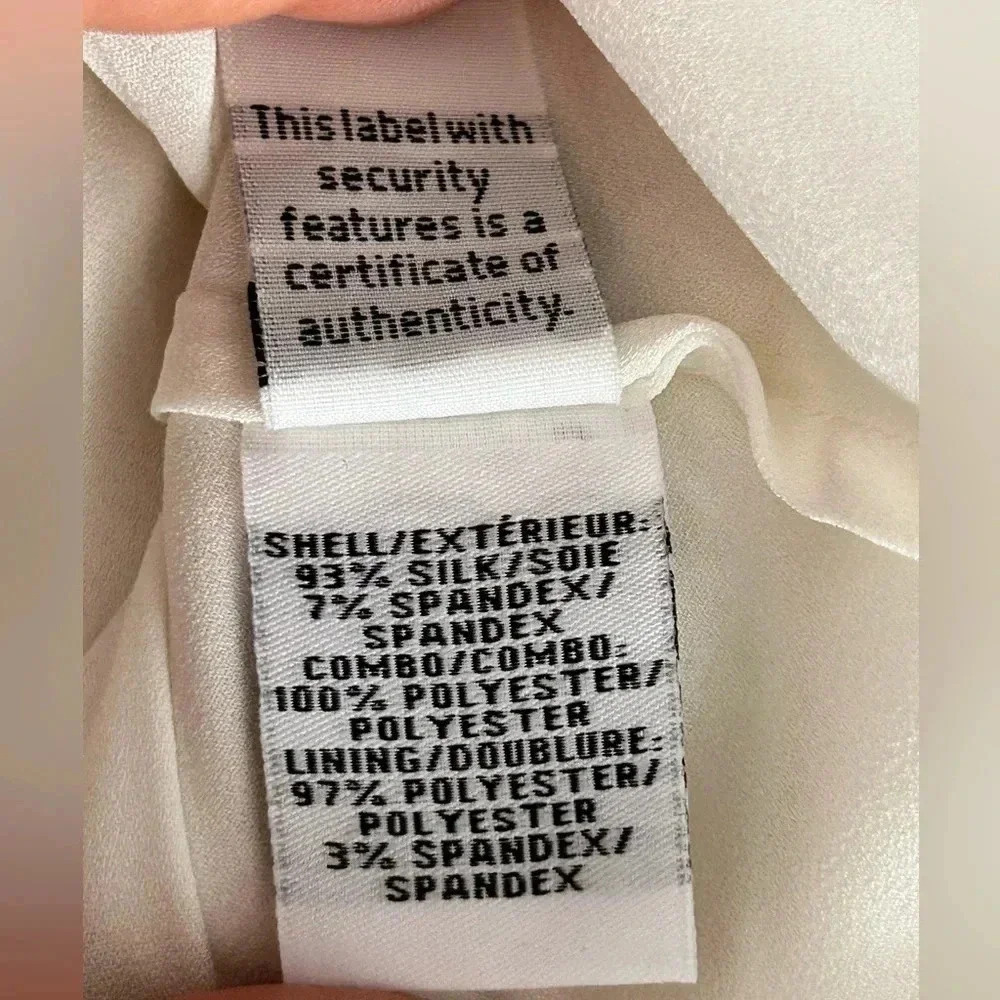 Diane von Furstenberg Belita Lace-Trim A-Line Skirt, Ivory size 10 - Picture 11 of 15